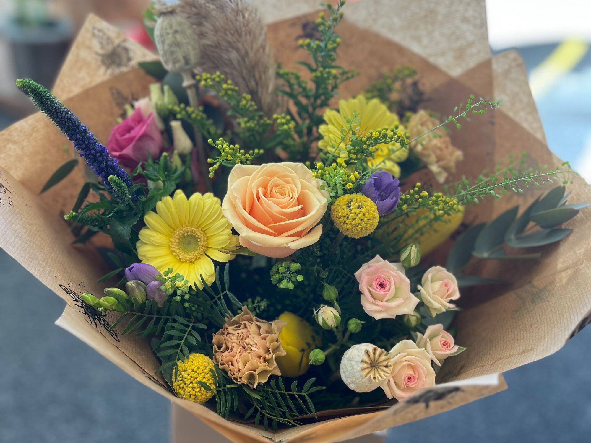 Lemon Sorbet Floral Delight